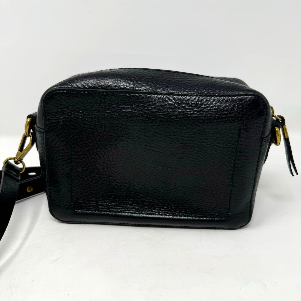 Madewell Black Leather Crossbody with Brass Hardware - Picture 6 of 12